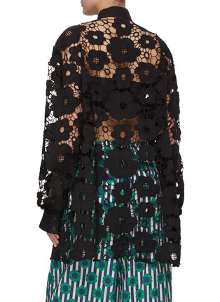 Back View - Click To Enlarge - STUDIO 133 BIYAN - Oversize Lace Jacket