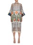 Main View - Click To Enlarge - STUDIO 133 BIYAN - Embroidered Silk Organza Midi Dress