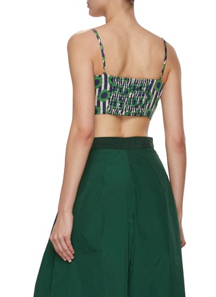 Back View - Click To Enlarge - STUDIO 133 BIYAN - Floral Print Silk Bralette