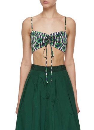Main View - Click To Enlarge - STUDIO 133 BIYAN - Floral Print Silk Bralette