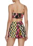Back View - Click To Enlarge - STUDIO 133 BIYAN - Satin Silk Print Silk Bralette