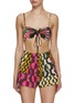 Main View - Click To Enlarge - STUDIO 133 BIYAN - Satin Silk Print Silk Bralette