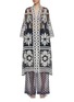 Main View - Click To Enlarge - STUDIO 133 BIYAN - Lace Embroidered Appliqué Silk Organza Coat