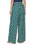 Back View - Click To Enlarge - STUDIO 133 BIYAN - Floral Print Cotton Wide Leg Pants