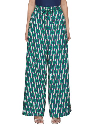 Main View - Click To Enlarge - STUDIO 133 BIYAN - Floral Print Cotton Wide Leg Pants