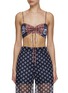 Main View - Click To Enlarge - STUDIO 133 BIYAN - Satin Silk Print Silk Bralette