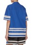 Back View - Click To Enlarge - STUDIO 133 BIYAN - Lace Strips Cotton Shirt