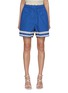 Main View - Click To Enlarge - STUDIO 133 BIYAN - Lace Strips Colourblock Shorts