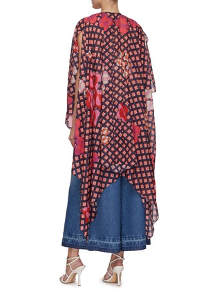 Back View - Click To Enlarge - STUDIO 133 BIYAN - Patchwork Appliqué Cloak Shirt