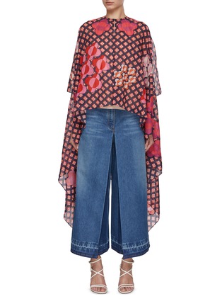 Main View - Click To Enlarge - STUDIO 133 BIYAN - Patchwork Appliqué Cloak Shirt