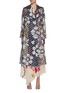 Main View - Click To Enlarge - STUDIO 133 BIYAN - Floral Print Lace Panel Coat