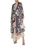 Figure View - Click To Enlarge - STUDIO 133 BIYAN - Floral Print Lace Panel Coat