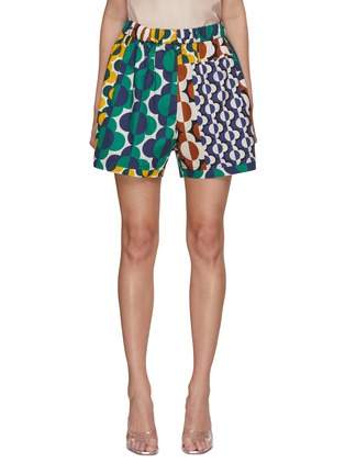 Main View - Click To Enlarge - STUDIO 133 BIYAN - Printed Cotton Shorts
