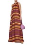 Figure View - Click To Enlarge - STUDIO 133 BIYAN - Striped Silk Maxi Dress