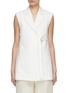 Main View - Click To Enlarge - JIL SANDER - Belted Tailored Gilet