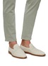 Figure View - Click To Enlarge - BRUNELLO CUCINELLI - Suede Penny Loafers