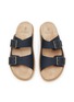 Detail View - Click To Enlarge - BRUNELLO CUCINELLI - Double Strap Leather Sandal
