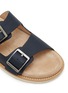 Detail View - Click To Enlarge - BRUNELLO CUCINELLI - Double Strap Leather Sandal