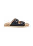 Main View - Click To Enlarge - BRUNELLO CUCINELLI - Double Strap Leather Sandal