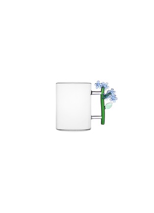 Main View - Click To Enlarge - ICHENDORF MILANO - Botanica Glass Light Blue Flower Mug