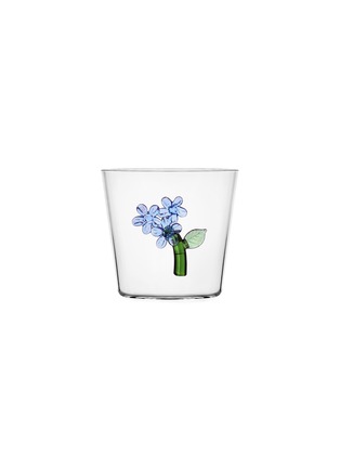 Main View - Click To Enlarge - ICHENDORF MILANO - Botanica Glass Light Blue Flower Tumbler