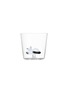 Main View - Click To Enlarge - ICHENDORF MILANO - Tabby Cat Glass Lying White Cat With Smoke Tail Tumbler
