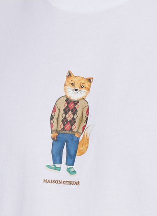  - MAISON KITSUNÉ - Dressed Fox Crewneck T-Shirt