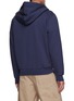 Back View - Click To Enlarge - MAISON KITSUNÉ - Fox Head Patch Zip Up Hoodie