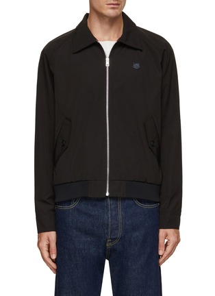 Main View - Click To Enlarge - MAISON KITSUNÉ - Fox Head Patch Harrington Jacket