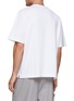 Back View - Click To Enlarge - MAISON KITSUNÉ - Flower Embroidered Printed T-Shirt