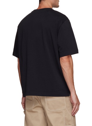 Back View - Click To Enlarge - MAISON KITSUNÉ - Prizes Oversized Crewneck T-Shirt