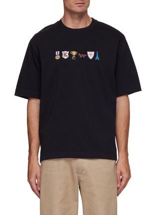 Main View - Click To Enlarge - MAISON KITSUNÉ - Prizes Oversized Crewneck T-Shirt