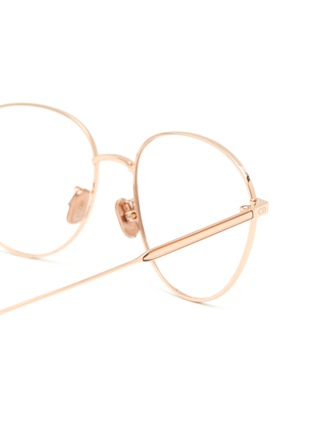DIOR | GEMDIORO RU Metal Round Optical Glasses | PINK | Women | Lane ...