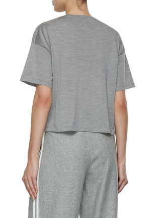 Back View - Click To Enlarge - VALENTINO GARAVANI - Silk Cashmere Blend T-Shirt