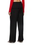 Back View - Click To Enlarge - JACQUEMUS - Raw Edge Belted Low Waist Pants