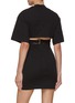Back View - Click To Enlarge - JACQUEMUS - Twisted Front Open Back Dress