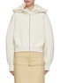Main View - Click To Enlarge - JACQUEMUS - Ruffle Front Zip Jacket