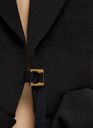  - JACQUEMUS - Rolled Hem Strap Closure Cropped Blazer