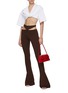 Figure View - Click To Enlarge - JACQUEMUS - Twisted Cotton Cropped Top