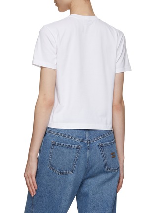 Back View - Click To Enlarge - JACQUEMUS - Logo Ribbon T-Shirt