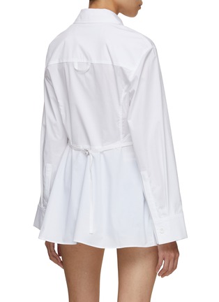 Back View - Click To Enlarge - JACQUEMUS - Belt Closure Loose Fit Shirt