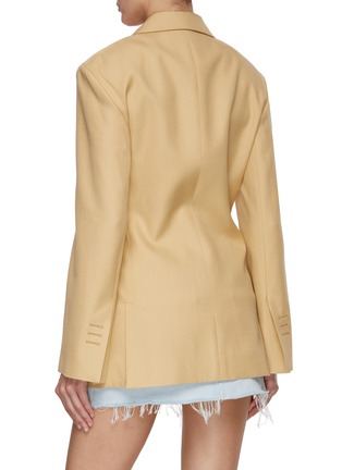 Back View - Click To Enlarge - JACQUEMUS - Double Breasted Twisted Blazer