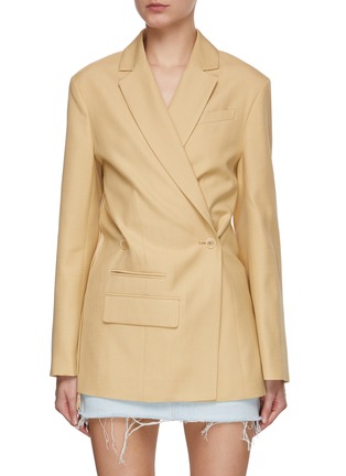 Main View - Click To Enlarge - JACQUEMUS - Double Breasted Twisted Blazer