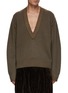 Main View - Click To Enlarge - ZIGGY CHEN - V-Neck Oversized Cashmere Sweater