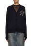 Main View - Click To Enlarge - MAISON MARGIELA - Cat Embroidered Cardigan