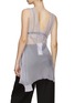 Back View - Click To Enlarge - MAISON MARGIELA - Silk Chiffon Mini Dress