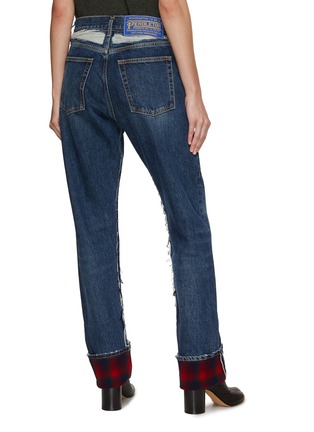 Back View - Click To Enlarge - MAISON MARGIELA - X Pendleton Straight Leg Jeans