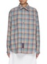 Main View - Click To Enlarge - MAISON MARGIELA - X Pendleton Checquered Wool Shirt