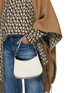 Front View - Click To Enlarge - VALENTINO GARAVANI - Small Rockstud Leather Hobo Bag