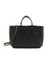 Main View - Click To Enlarge - VALENTINO GARAVANI - Rockstud Grained Leather Small Tote Bag